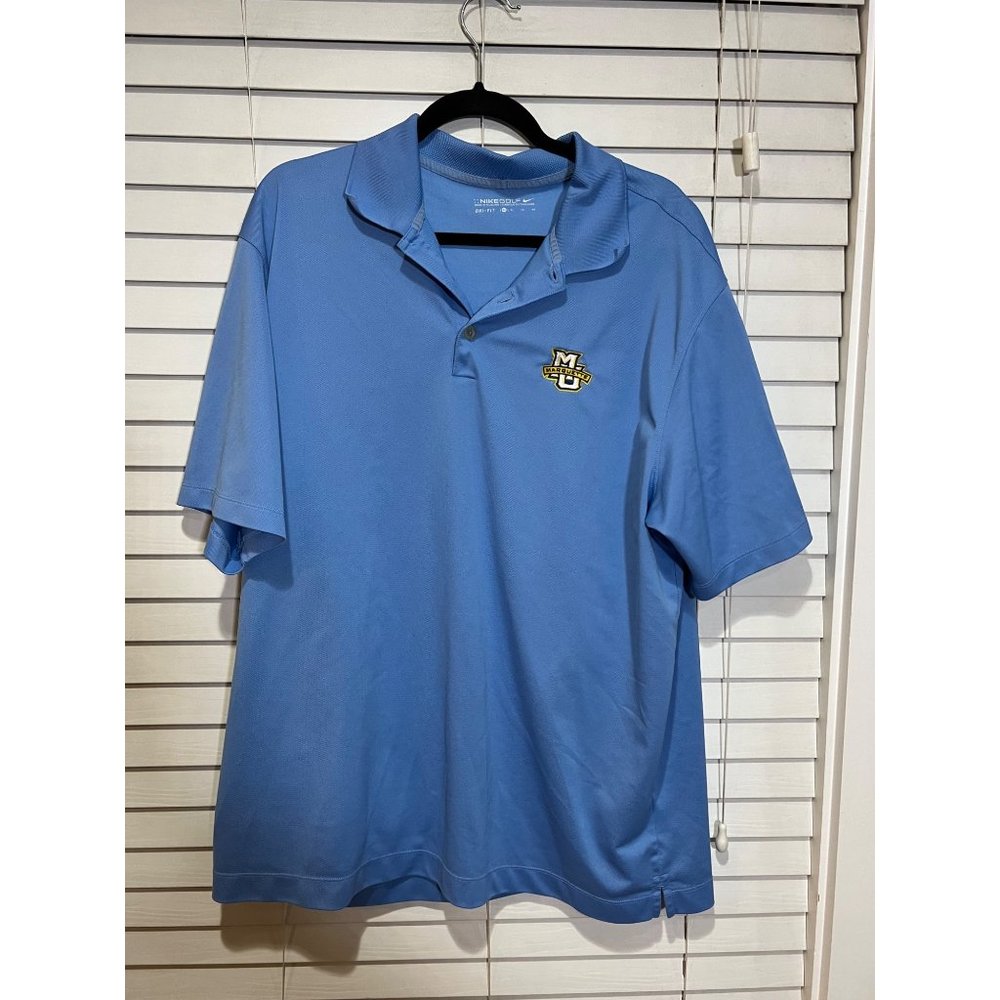 Nike‎ Marquette Golden Eagles Polo Shirt - Size XL